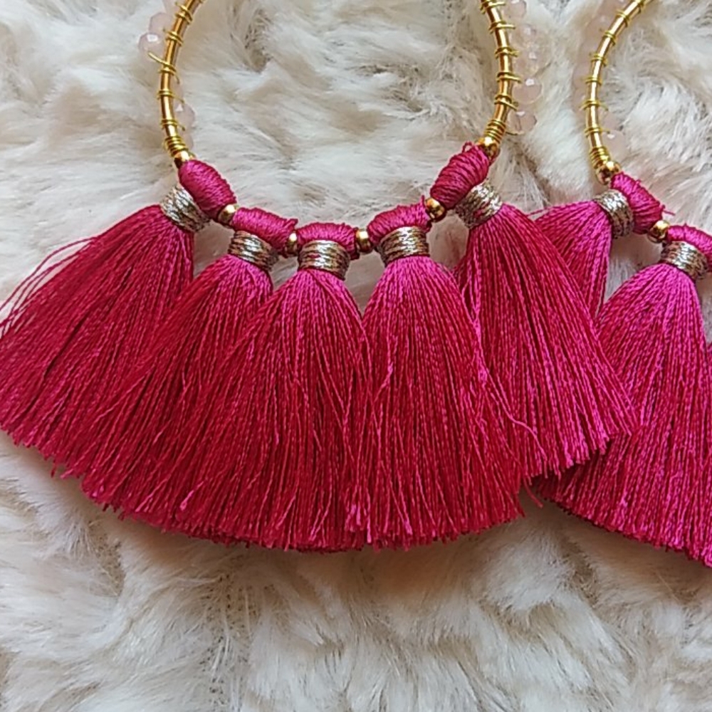 Express trendy pink earrings.. - Picture 8 of 12